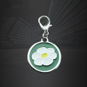 Ronda en forma de flor QR Code PET tags impermeable Tracking Dog tags