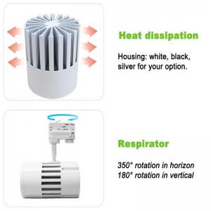 2 3 4 cables 20W 30W 40W 50W adaptador magnético de la MAZORCA LED Track Light Spot