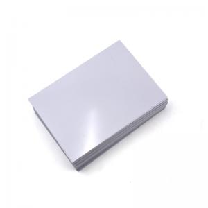 Lamina de plastico blanca de silicona resistente al calor de la hoja tamaño A4 para hacer la tarjeta de identificacion de mascotas