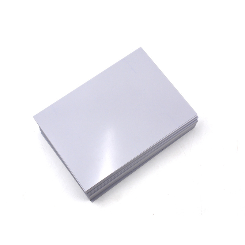Lamina de plastico blanca de silicona resistente al calor de la hoja tamaño A4 para hacer la tarjeta de identificacion de mascotas