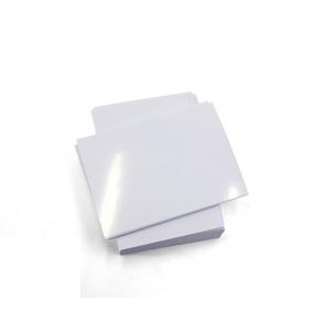 Lamina de plastico blanca de silicona resistente al calor de la hoja tamaño A4 para hacer la tarjeta de identificacion de mascotas