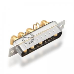 conector d-sub macho 9w4 de ángulo recto de alta potencia para PCB