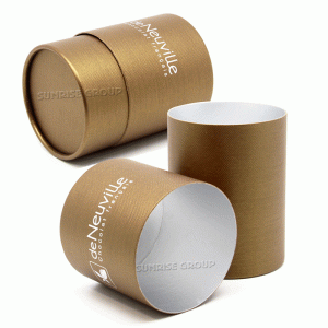 Caja de embalaje de chocolate de regalo redonda de lujo impresa de lujo