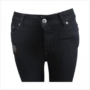 moda rasgada rodilla mezclilla flaca