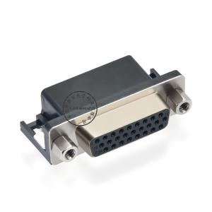 buena calidad 90 grados angulados 26pin d sub conector hembra