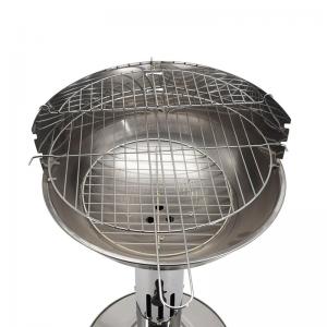 Parrilla de acero inoxidable altamente ajustable con malla de alambre