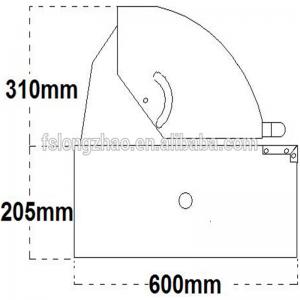 Parrilla de gas de mesa superior al por mayor parrilla de gas de acero inoxidable incorporada