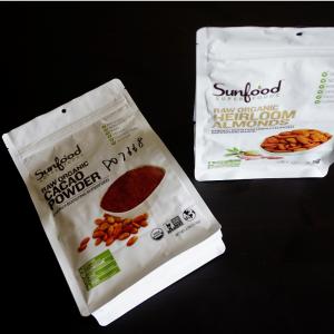 Bolso ziplock superior de plástico con agujero