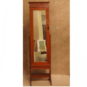 armario de joyería de madera