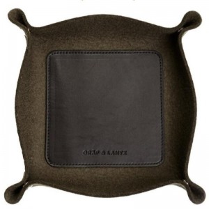 Bandeja de cuero sintético