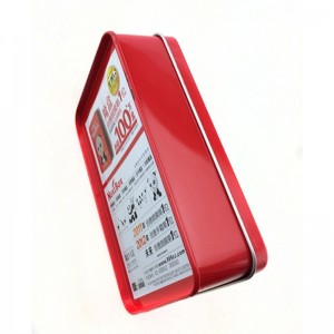 Caja de empaquetado impresa aduana del remiendo del ojo rectangular, caja cosmética de la lata