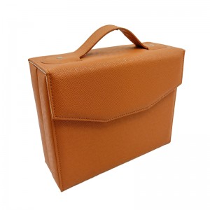 Maletín impreso personalizado con forma de maletín de embalaje en papel Art.