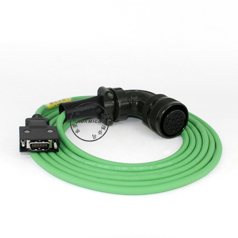 Cable eléctrico de alto voltaje Cable eléctrico flexible del codificador del servomotor Delta