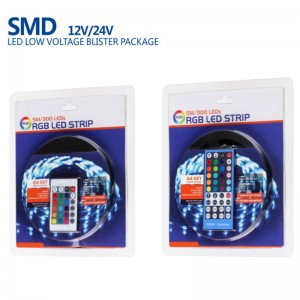 Al aire libre 12V 24V OEM Epistar multicolor RGB LED Strip Kits SMD 5050 300LED por metro Kit de ampolla de raya LED impermeable