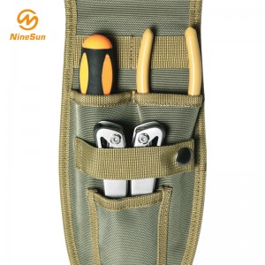 Bolsa de herramientas y uñas de 3 bolsillos