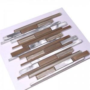 Mosaico de pared de ducha de Foshan Company, azulejos personalizados