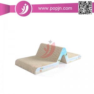 Rascador para mascotas, cartón corrugado, gato, rascador / gato, tabla para rascar, encerado, catnip.