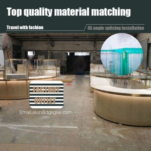 Personalice la exhibición de la joyería, el gabinete de exhibición y el escaparate de lujo para la joyería.