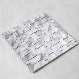 Tejas calientes del cuarto de baño de la aleación de aluminio 3d de la plata de la venta HXM13