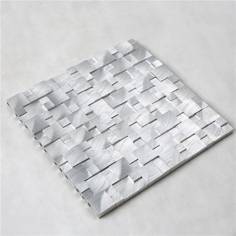 Tejas calientes del cuarto de baño de la aleación de aluminio 3d de la plata de la venta HXM13