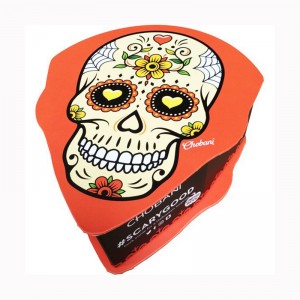 Caja de regalo de la forma del ataúd del paquete de la cartulina del día de Halloween de la impresión personalizada