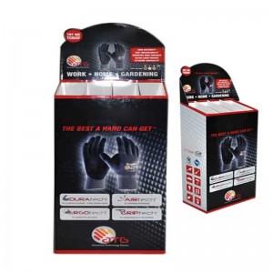 Soporte de exhibición portátil del piso de la cartulina de la posición 2018, soporte promocional de la cartulina del estallido del producto