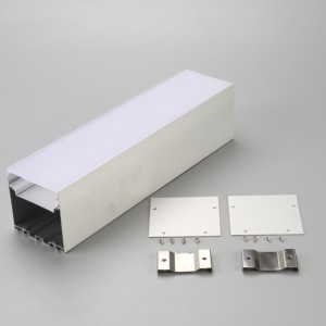 Venta al por mayor perfil de aluminio U7676 U extrusión para 5050 3828 2835 3014 5630 tira de LED