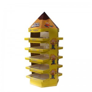 Exhibiciones cosméticas de cartón para puntos de ventas