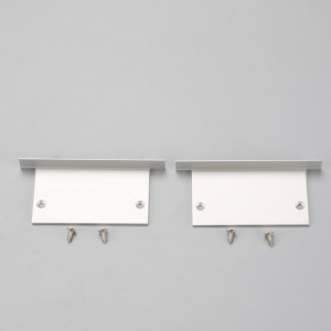 Perfil de aluminio de montaje empotrado.