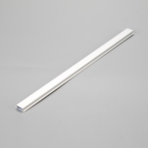 Perfil de luz LED de aluminio empotrado de 1M para tira de luz LED con longitud de cubierta personalizada