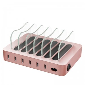 KPS-8403LC Estación de cargador de seis puertos USB (cable de CA de EE. UU. / UE / Reino Unido / AU)