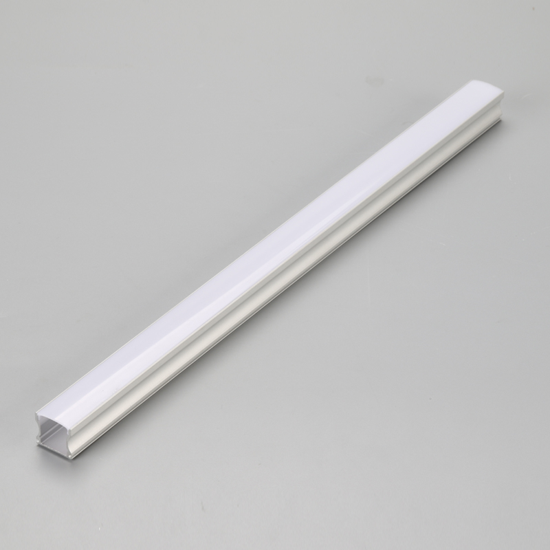 Extrusión de aluminio estructural de 3 mm de espesor para tiras de LED flexibles o duras.