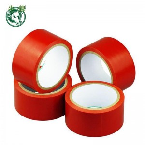 Cinta amonestadora de PVC para el suelo, personalizada y colorida.