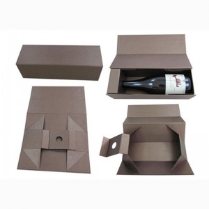 Caja de empaquetado de papel de alta calidad de la camiseta de las compras en línea