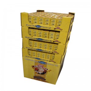 Soporte de exhibición de papel de cartón corrugado personalizado