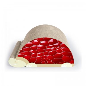 Cama del gato de la cartulina acanalada de la venta caliente de Amazon 2018 / juguete del rasguño del gato / tablero de Scratcher del gato