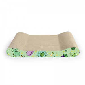 Gato de diseño único que rasguña los mejores juguetes del gato de la cartulina de la venta