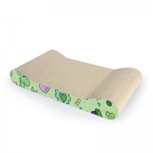 Gato de diseño único que rasguña los mejores juguetes del gato de la cartulina de la venta