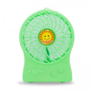 Portátil con mini ventilador, estudiante recargable ventilador eléctrico USB portátil, pequeño ventilador, ventilador de audio
