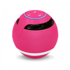 Altavoz inalámbrico bajo de la barra de sonido BT del altavoz de la forma redonda portátil caliente de la venta para el iPhone