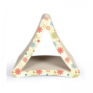 Cartón Cojín para rascar corrugado reciclable Cama resistente al rayado Cat Scratcher Cartón