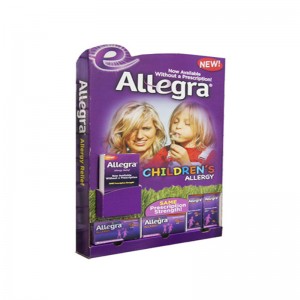 Soporte de exhibición de productos de cartón personalizado, estante de exhibición de piso de cartón corrugado, unidad de estante de soporte de exhibición de papel