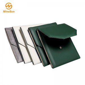 Collar de cuero PU multicolor multicolor, carpeta de perlas