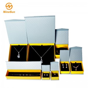 Caja de regalo azul, amarilla - Joyero, Cajas de regalo de boda para ocasiones especiales