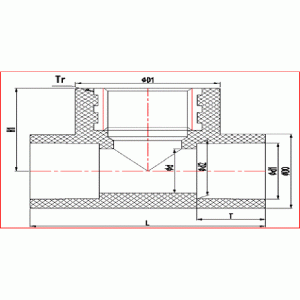 UPVC COBRE TEJIDO ROSCADO