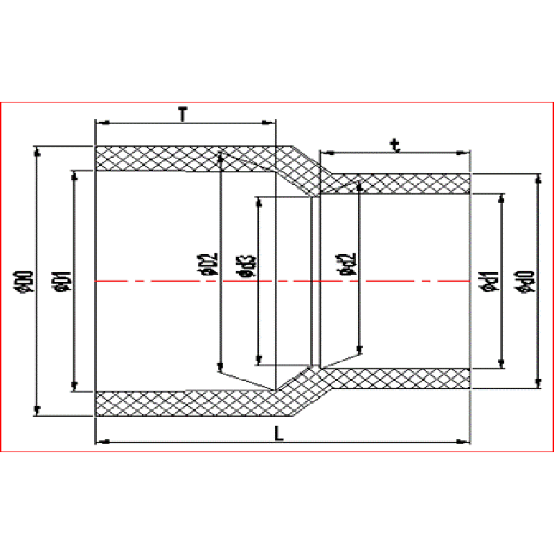 REDUCTOR UPVC