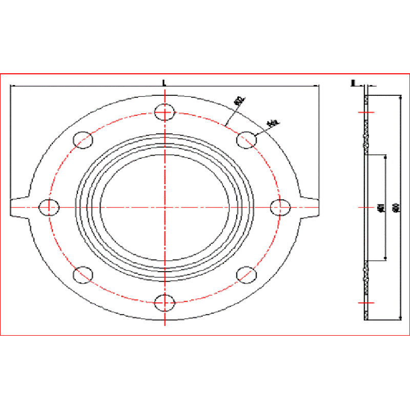 JUNTA DE BRIDA DE UPVC (EPDM, FPM)