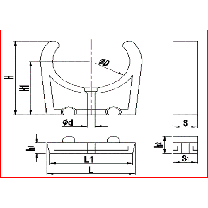 SOPORTE UPVC