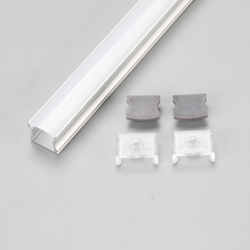 Perfil de canal de aluminio de tira de LED personalizado para pared