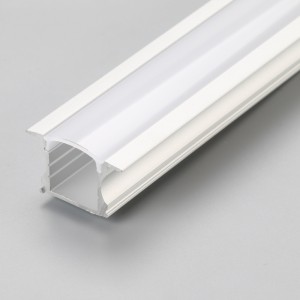 6063 T5 rieles de aluminio anodizado led